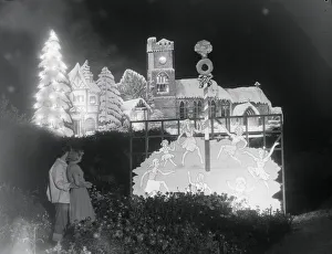 00002 Prints: Illuminations at Morecombe Lancs 1950 The Seasons