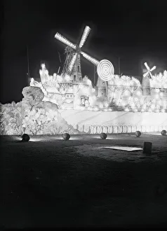 Creative Prints: Illuminations at Morecombe Lancs 1950 Windmill Land