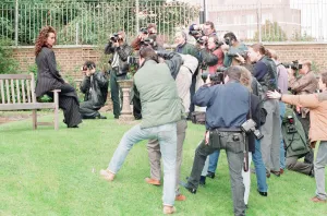 01105 Prints: Iman, international model and actress in London to promote BBC2 special documentary
