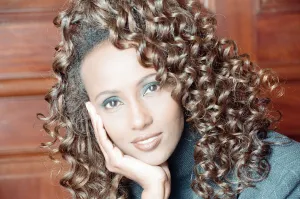 01105 Prints: Iman, international model and actress in London to promote BBC2 special documentary