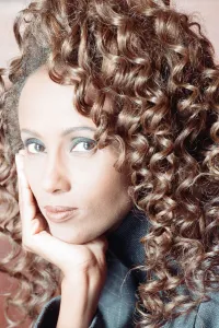 01105 Prints: Iman, international model and actress in London to promote BBC2 special documentary
