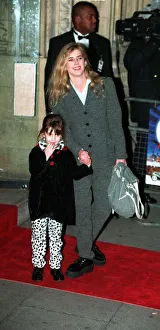 Imogen Stubbs Actress and Daughter Ellie at the Film Premiere of 101 Dalmations