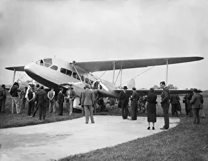Imperial Airways seen here unveiling their latest addition to their fleet of aircraft