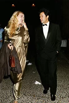 00104 Collection: Imran Khan Cricket with jerry hall on a night out. May 1995