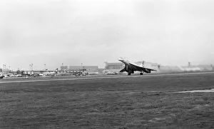 Inaugural commercial flights of the supersonic airliner Concorde on 21st January 1976