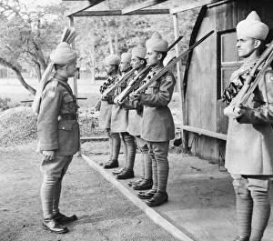 01471 Prints: Indian muleteers at a Western Command camp during the Second World War. Circa 1940s
