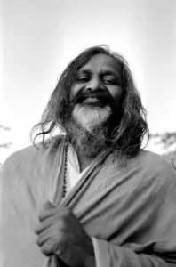 Indian religious spiritual leader Maharishi Mahesh Yogi. February 1968 Y01671-007