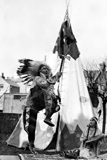Drum Prints: Indians in Sussex Mr Ted Blackmore (Big Chief Works Wonders of Okehurst Road