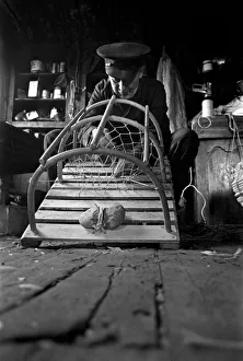 Industry: Fishing: An old fisherman of Beadnell on the Northumberland coast