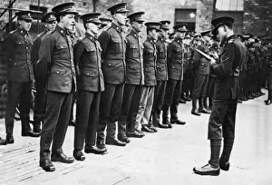 Inspection of the Royal Army Service Corps (RASC) during the Second World War