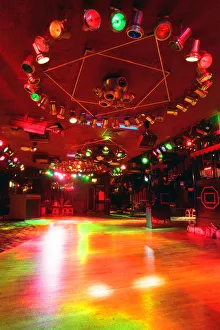 Interior of Pagoda Park nightclub in Smallbrook Queensway, Birmingham. 26th November 1992