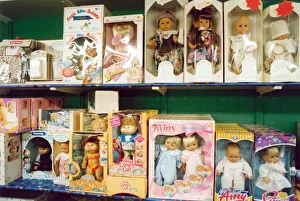 Interior view of Romer Parrish toy shop. October 1993