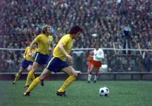 International Football World cup Qualifer Poland v England 0 in Chorzow June 1973