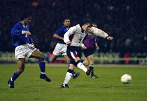 00790 Prints: International Football World Cup Qualifier at Wembley England v Italy February 1997