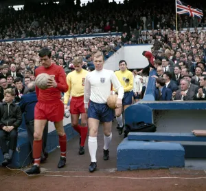 International Friendly football match Wales v England Captains Mike England