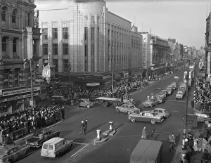 00171 Prints: An intersection at Northumberland Street, Newcastle. c. 1960