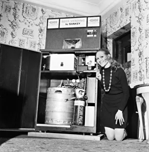 Barmaid Prints: Inventions: Britains first automatic refrigerated draught beer vending machine was