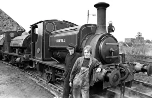 00337 Prints: The Inwell, a 1937 Hudswell Clarke 0-4-0 saddle tank locomotive on the 28th March 1983