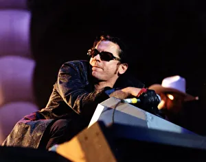 00193 Prints: INXS - Australian Supergroup INXS headlining the Music In The Bay Fesival in Cardiff