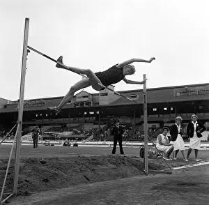 Iolandra Balas July 1962 High Jumper at the Womerns aA Championships - The first woman