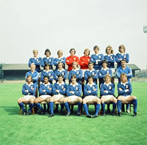 00683 Collection: Ipswich Town, Football Team, August 1974. Back Row (left to right) Geoff Hammond