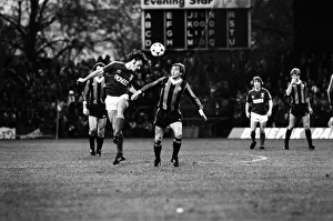 Ipswich Town v Manchester City league match at Portman Road November 1981