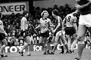 Division One Prints: Ipswich Town v Wolverhampton Wanderers league match at Portman Road October 1981