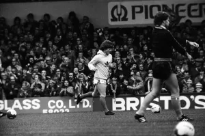 Ipswich Town v Wolverhampton Wanderers league match at Portman Road October 1981