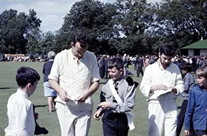 Ireland v West Indies Cricket July 1969 Irish Players celebrate after memorable