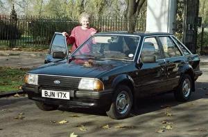 Irene Bean from Blackpool, who has won a Ford Escort Ghia which used to belong to
