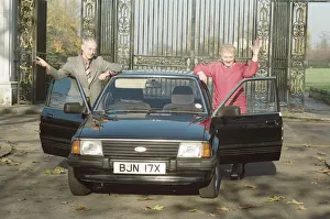 Irene Bean from Blackpool, who has won a Ford Escort Ghia which used to belong to