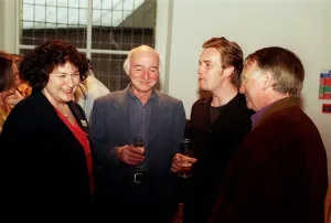 Irina Brown Art Director at Tron Theatre with actor Ewan McGregor