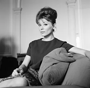Irina Demick, french actress, in the UK for premiere of new film, The Longest Day