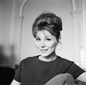 Irina Demick, french actress, in the UK for premiere of new film, The Longest Day