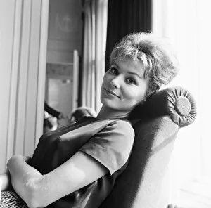 Irina Demick, french actress, in the UK for premiere of new film, The Longest Day