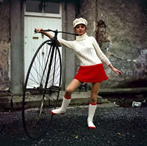 Irish Fashions- November 1969 Anna Andreucetti wearing some of Designer Cyril