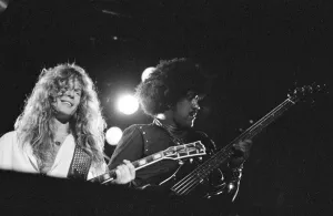 00948 Prints: Irish rock group Thin Lizzy performing on stage on Sunday night at the Reading Festival