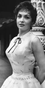 Italian film actress Gina Lollobrigida picture in London for the premier of the film