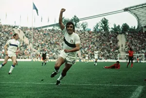 Scoring Prints: Italy versus Haiti World Cup 1974 Anastasi scores for Italy