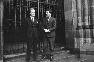 Ivan Cooper, (left) Chairman and founding member of the Derry Citizens Action Committee