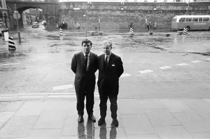 Ivan Cooper, (right) Chairman and founding member of the Derry Citizens Action Committee