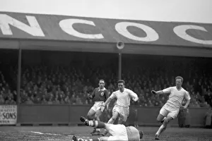 Ivor Allchurch Swansea football player 1958 with Len Allchurch