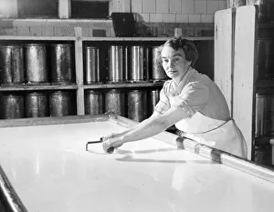 Farming Prints: J. D. Goodwin cheesemakers at Ash House, Brindley, near Nantwich