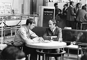 Cigarette Prints: Jack Charlton (left) and his brother Bobby Charlton (right