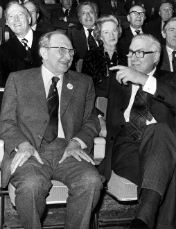Trades Union Prints: Jack Jones leader of the TGWU seen here with with Prime Minister James Callaghan