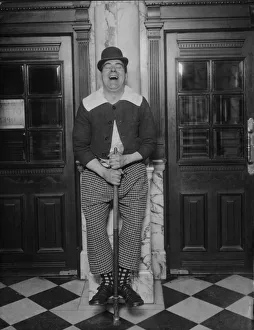 Bowler Hat Prints: Jack Marty as Johnny Stout in a scene from the play Red Riding Hood