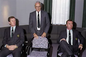 Jon Scan Prints: Jack McGinn with Billy McNeill & Tommy Craig January 1989