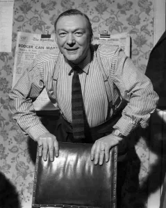 Bookmaker Prints: Jack Morton who played for West Ham 1937 now bookmaker in West Ham. December 1962 P009936