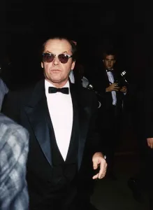 Tuxedo Prints: Jack Nicholson actor at Dr Barnados Gala Grosnevor House February 1989