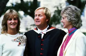 Jack Nicklaus - July 1984 17 / 07 / 1984 with wife Barbara